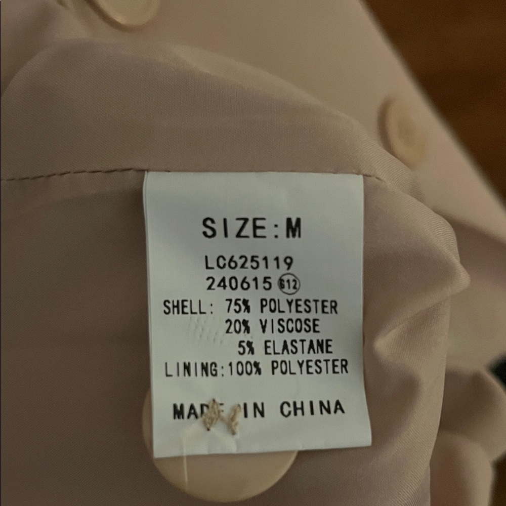 Beige Women's Blazer and Pants Set - Picture 4 of 6